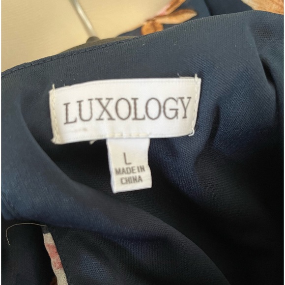 Luxology Floral Dress Women’s size large - gently used. - Picture 2 of 8